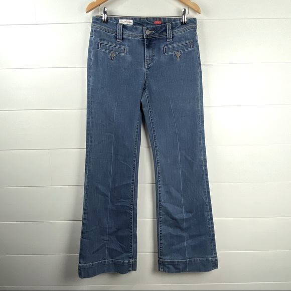Pilcro and the Letterpress flare wide leg jeans 29 - Picture 2 of 8